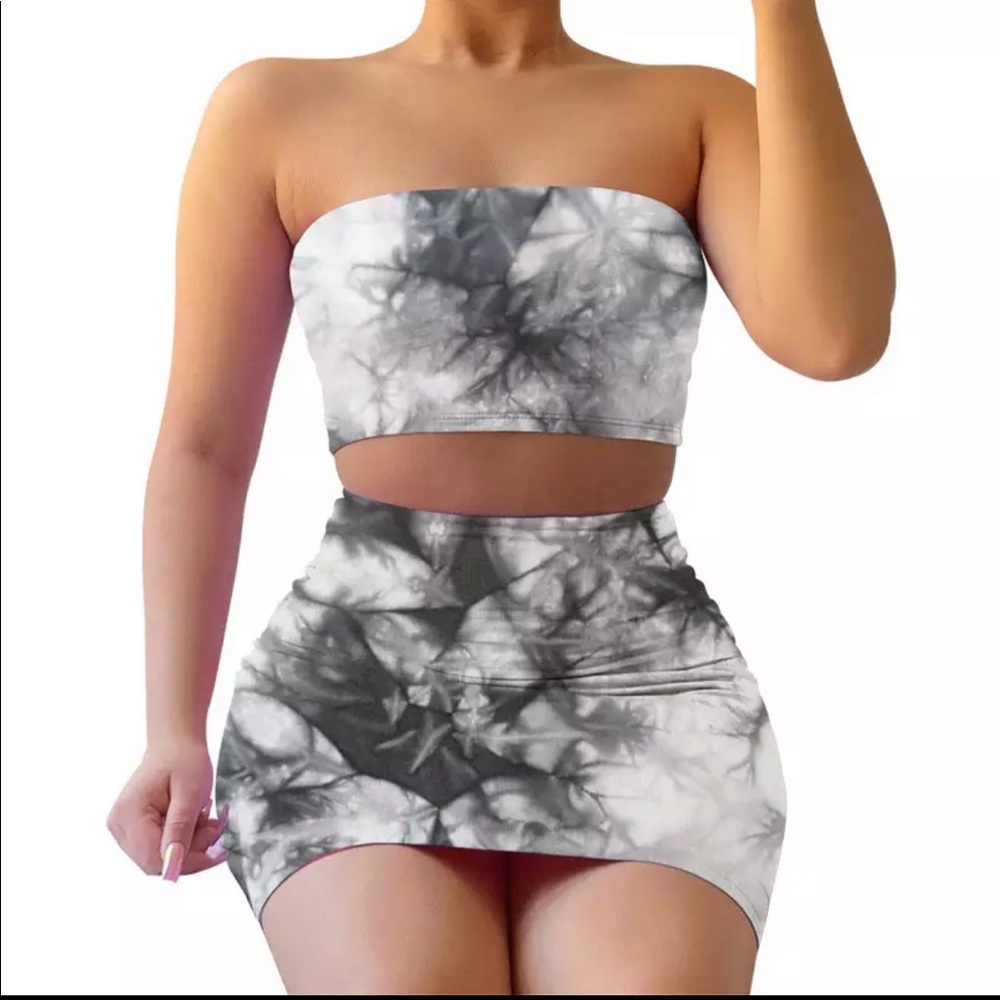 tie dye 2 piece set